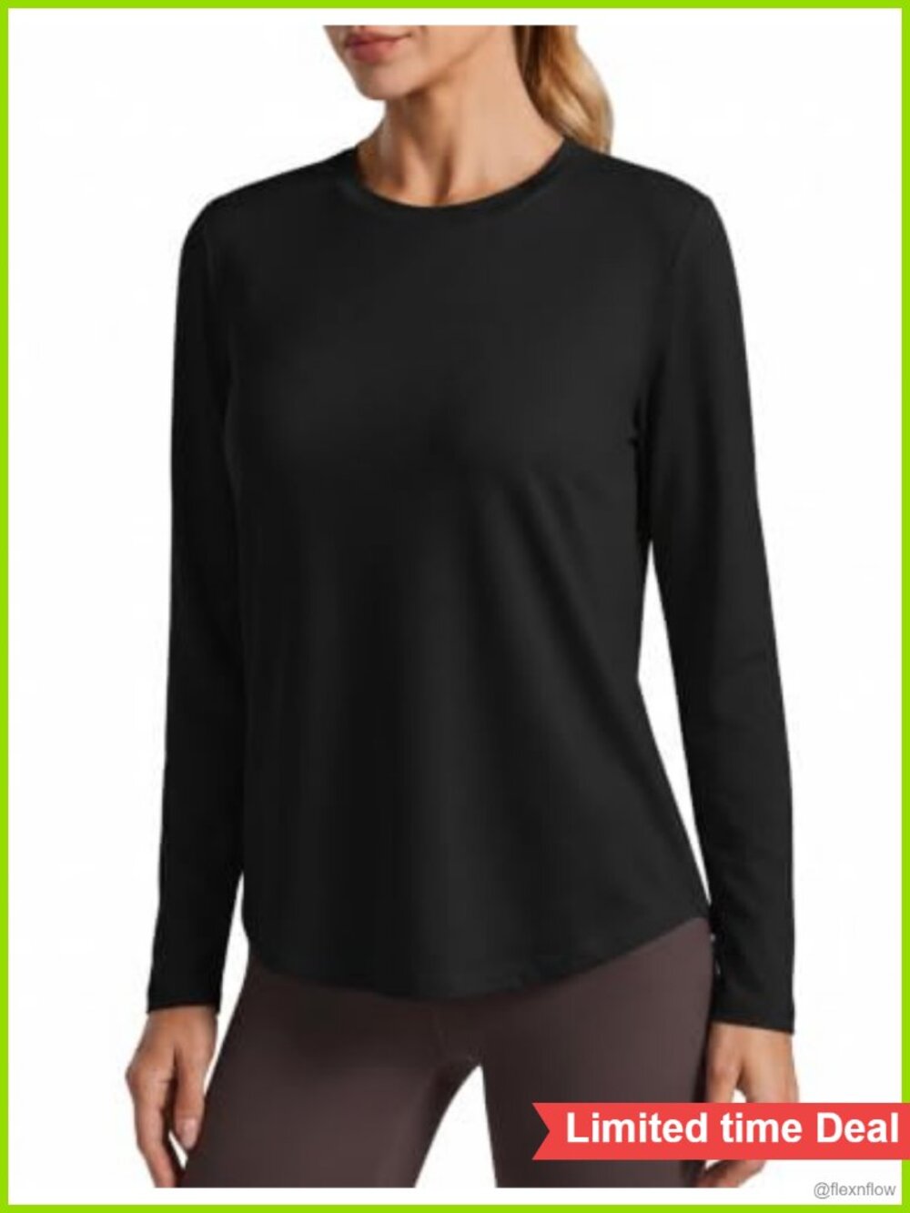 PINSPARK Soft Workout Tops for Women Long Sleeve Athletic Hiking Shirts
